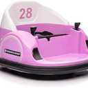 Amazon.com: 12V Kids Ride On Bumper Car Electric Vehicle for Toddlers Ride on Toy Bumping Car with Remote Control, Battery Display, 360Spin, LED Lights, MP3, USB, Pink : Toys & Games