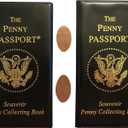 Two-Pack of Penny Passport Souvenir Collecting Book with Free Pressed Pennies