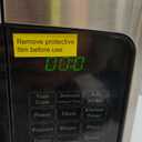 GE GCST11X1WSS Microwave Oven, 950-watt 6 Auto Cooking Settings, Child-Lock Technology, Kitchen Essentials for The Countertop, Dorm Room or Apartment, 1.1 Cu. Ft, Stainless Steel