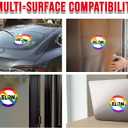 4 x 2pcs Anti Elon Bumper Stickers - No Elon Sticker, Elon Sticker, Anti Musk Tesla Bumper Sticker- Waterproof Window Bumper Stickers for Cars, Tesla Bumper Sticker