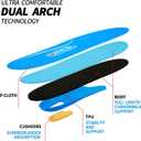 Plantar Fasciitis Pain Relief Men Orthotics in Shoes Insole Arch Support Work Boot Inserts Flat Feet Women Heel Spur Pad Orthopedic Sole for Pronation Absorb Shock Athletic Cushion (MEN (7-7 1/2)|WOMEN (9-9 1/2)--260MM, Blue)