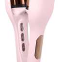 L'ANGE Hair SculptWaver Titanium Deep Wave Crimper | Modern Crimper for Easy, Uniform Waves & Sculpted Texture | Negative Ion Technology for Frizz-Free Shine & Smooth Hair (Blush - Small)