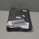 File Organizer, Fireproof File Box with Lids, Important Document Organizer Box with Lock, Portable File Folder Organizer with Handle (Black 1 Layer)