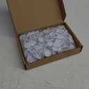 1 3/8 '' Vapor Barrier Christmas Tree Fasteners for Crawlspace Poly Liners Encapsulations Covers White Push Plastic Foam Board Fasteners (150 Pcs)