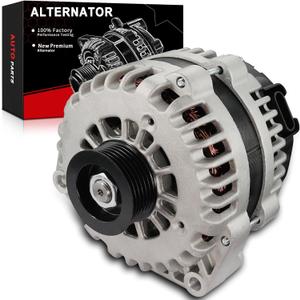 Alternator For:-GMC Envoy 2003-2006 Xl Xuv 5.3L Savana Sierra Yukon, For:-Chevy Avalanche 1500 2500, Express Silverado 1500 2500 3500, SSR Suburban Tahoe Trailblazer, 12V 145Amp OE# 6019239