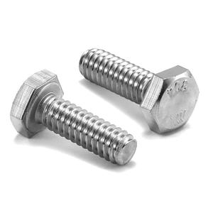 1/2-13 x 3/4" Hex Head Screw Bolt, 20Pcs 18-8 (304) Stainless Steel, Fully Threaded, Plain Finish, by SG TZH