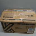 Casaottima Night Stand Set 2, Bedside Tables with Charging Station, LED Nightstand with Fabric Drawers, End Tablewith Open Shelf, Small Nightstand for Bedroom, White