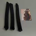 Heatless Curling Scrunchie, Heatless Hair Curler to Sleep In, No Heat Curls for Long Hair, Soft Sleep Hair Roller (Black)