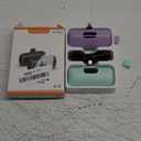 [2-Pack] Mini Portable Charger 5000mAh Power Bank,3A PD USB C Cell Phone Portable Power, LCD Display Battery Pack Compatible with iPhone 17/17 Air/16/16 pro/15/15 pro Max/Android/Samsung/Moto/LG etc (green+purple)