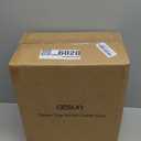 Cesun Small Bathroom Can, 3.4 Gallon Metal Garbage Can, Slim Stainless Steel Waste Basket for Dorm, Bedroom, Office, Toilet, Near Desk, Under Sink (Black)