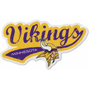 Rico Industries NFL Football Distressed Shape Cut Pennant - Home and Living Room Dcor - Soft Felt EZ to Hang