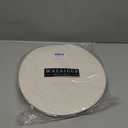 WAZAIGUR Round Placemats Washable Thick Cotton Absorbent 13 inch Round Table Mats for Kitchen Dining Table Set of 4 Round Woven Fabric Indoor/Outdoor Place Mats (Cream, 4)