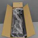 iSPECLE Expandable Dish Drying Rack for Large Kitchen Sink - Rust Resistant Adjustable Over The Sink Dish Drainer with Tightening Knob, Arms with Non Slip Rubber, 12.8" W x 15.8"-20.7" L, Black