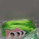 4 Pack Colored Wigs Neon Colorful Wig Short Bob Hair Wig Neon Fun Party Wig Costume Wigs with Heart Sunglasses(Blue, Red, Green, Pink)