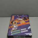 Indoor Basketball Hoop for Kids, Mini Basketball Hoop with Double Electronic Scoreboard and LED Light, Over The Door Basketball Gifts Toys for 5 6 7 8 9 10 11 12 Year Old Boys (East Blue)