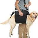 Dog Lift Harness with Adjustable Lifting Straps, Sling for 39-57 lbs Large Dogs Hind Legs Support, Rehabilitation Dog Carrier, for Wounded, Disabled and Joint Injuries for Senior Dogs