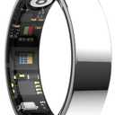 Smart Ring for Men Women Ladies Smart Health Ring Gesture Control Heart Rate Monitor Sleep Tracker Fitness Ring Pedometer Calories Step Counter IP68 Waterproof Compatible with iOS Android Phones