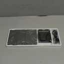 Samsers Multi-Device Foldable Bluetooth Keyboard with Touchpad Rechargeable Dual-Mode(2.4G+BTx2) Wireless Keyboard with Holder, Portable Ultra Slim Folding Keyboards for Android Windows iOS Mac OS (Grey)