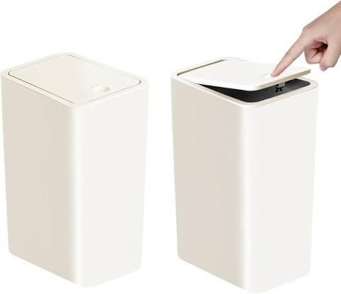 TIPGO Bathroom Trash Can with Lid