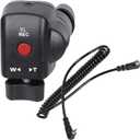Zoom Control Remote Pro Video Recording Remote Controller with 2.5mm Jack Spring Cable for Sony NX5C, 190P, 150P, 198P, VX2000E/Canon XL1S XL2 XHA1 XM1 XM2 /Panasonic DVC33 DVC63 Camcorders