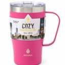 Manna Stainless Steel Mug 18 oz Pink