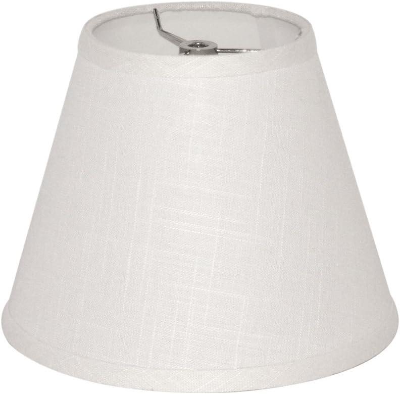 Tootoo Star Barrel White Small Lamp Shade for Table Floor Lamps Replacement, 6x10x7.5 Inch, Fabric Cloth, Spider Model (white)