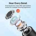 Wireless Headphones, Bluetooth 5.2 Stereo aptX Wireless Earbuds Bass Bluetooth Earbuds Bulit-in Mic with 16H Playtime, Magnetic, IPX7 Waterproof Perfect for Sport, Gym, Normal, Dark Pitch