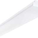 ANTLUX 4FT LED Wraparound Light 40W LED Garage Shop Lights, 40W 4400LM, 4000K, 4 Foot Wrap Around Fixture, 48 Inch Linear Strip Flush Mount Office Ceiling Lighting, 128W Fluorescent Tube Replacement