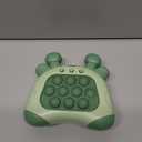 Quick Push Bubble Game, Finger Toys Fast Push Bubble Game- Improve Reaction Speed and Reflexes, Fast Pop It Game, Bubble Pop Game, Parent-Child Interaction Pop Game Fidget Toy Essen (Green)