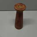 Wood Flower Vase, 7.87H, Wooden Base Cylindrical Flower Vase, Classic Boho Rustic Style for Fireplace Bedroom Kitchen Living Room Centerpieces Office Desk