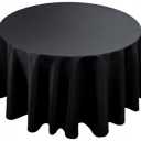 Cloth, Black, Round, Size d-12 Ft