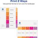 2 x Avery 5 Tab Dividers for 3 Ring Binders, Customizable Table of Contents, Multicolor Tabs, 6 Sets (11187)