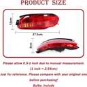 Rear Bumper Tail Signal Light For Lexus RX400h RX330 RX350 2004-2009 81910-0E010 Right