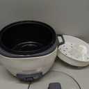 BLACK+DECKER Rice Cooker 28 Cups Cooked (14 Cups Uncooked) with Steaming Basket, Removable Non-Stick Bowl, White