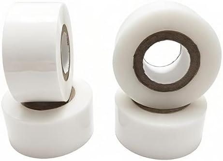 Heavy Duty PE Stretch Wrap Film，Puncture Resistant，Stretch Film Plastic，Ideal for Shipping，Pallet Storing，Moving，Furniture Protection，Pallet & Cargo Packaging 4 Rolls 1.18"Width(500 ft/roll)