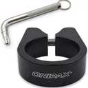 ONIPAX Anti-Theft Bicycle Seat Post Clamp Aluminum Alloy 31.8MM/34.9MM Black
