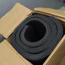 Amazon Basics 1-Inch Extra Thick Workout Exercise Yoga Mat with Carrying Strap, 74" x 24", Black