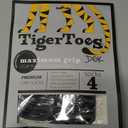 DOK TigerToes Premium Non-Slip Dog Socks for Hardwood Floors - Extra-Thick Grip That Works Even When Twisted - Prevents Licking, Slipping, and Great for Dog Paw Protection - Size Large (Classic Grey)