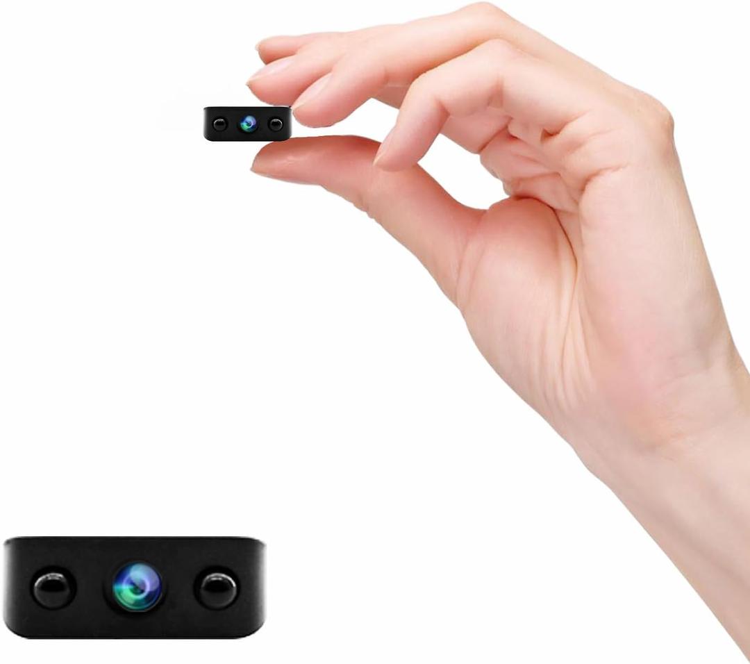 Mini Security Indoor HD Camera 2026 Only 0.5 Inch Small Home WiFi 1080P Micro Nanny Cam with Wide Angle,Cloud & SD Storage,Night Vision,Can No Need WiFi Cams Indoor Tiny Cameras for House Outdoor