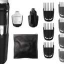 Philips Norelco Multigroom All-in-One Trimmer Series 3000 with 13 pieces - No Blade Oil Needed, MG3750/50