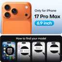 TAURI for iPhone 17 Pro Max Case, Compatible with MagSafe, (Full Camera Protection) Camera Control Cover Solid-Color Matte Magnetic 17 Pro Max Phone Case, Orange