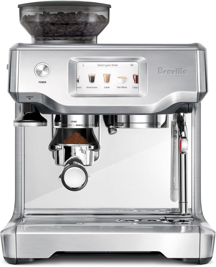 Breville BES880BSS Barista Touch Espresso Machine, Brushed Stainless Steel