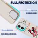 Cool Design Phone Case for iPhone 16 Case for Boys Men Aesthetic Shockproof Basketball Sneaker Sports Designer Cases Compatible with iPhone 16 Beige