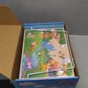 SYNARRY Wooden Puzzles for Toddlers 1-3, 6XSET Puzzles for Toddlers 2-4 with Rack, Learning Alphabet Number Animal Dinosaur Vehicle for Kids, Education Toys for 2 3 Years Boys Girls