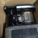 AIRMSEN 12-Cup Programmable Dual Coffee Maker Single Serve Machine for K-Cup Pods & Ground, 1000W Fast Brew, Delay Start, 2H Keep Warm, Touchscreen, 60oz Tank, Glass Carafe Home & Office