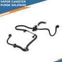 Vapor Canister Purge Valve Solenoid for Ford Focus 2013 2014 2015 2016 2017 2018 2.0L 2.3L L4 Replaces BV6Z-9D289-E BV6Z9D289E BV6Z-9D289-D BV6Z9D289D CP940 PV964