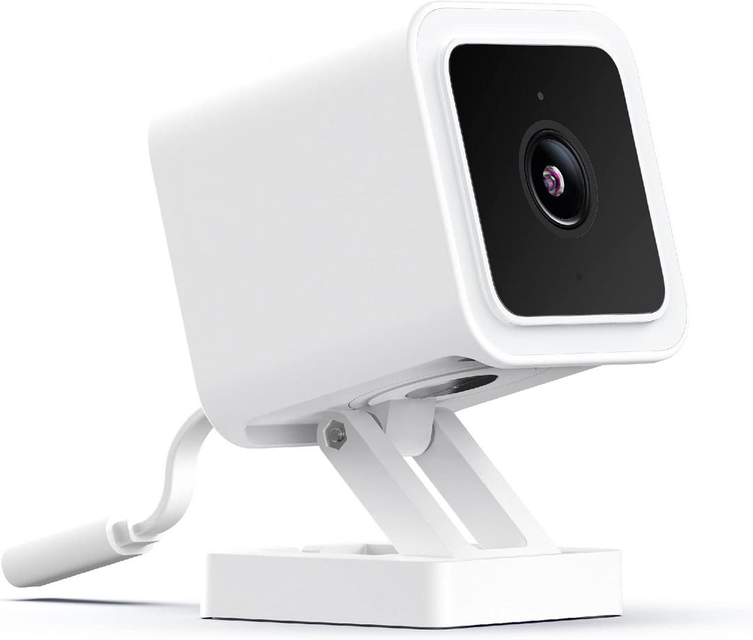 WYZE Cam v3 with Color Night Vision, Wired 1080p HD Indoor/Outdoor Video Camera, 2-Way Audio, Works with Alexa, Google Assistant, and IFTTT (White)