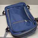 Amazon Basics Travel Backpack, Carry-On with Laptop Compartment, 40L Expandable Storage, Dual Use Backpack & Shoulder Bag with Multiple Compartments and Pockets, 15.8"W x 21.5"H x 8.3"D, Navy