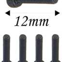 ShareGoo Electric Roto Starter E-Start Backplate Power Back Cover 11012 & Drill Start Wand Power Starter Shaft Rod Pin End 11003 for RC 1/8 HSP HPI Redcat SH 28 Nitro Engine Rotor(Hole Centers 32mm)