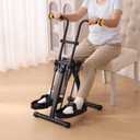 Pedal Exerciser Bike for Seniors, Arm Leg Hand and Knee Elderly Exercise Equipment, Sitting Home Exercise Machine for Total Body, Upper and Lower Limb Trainer